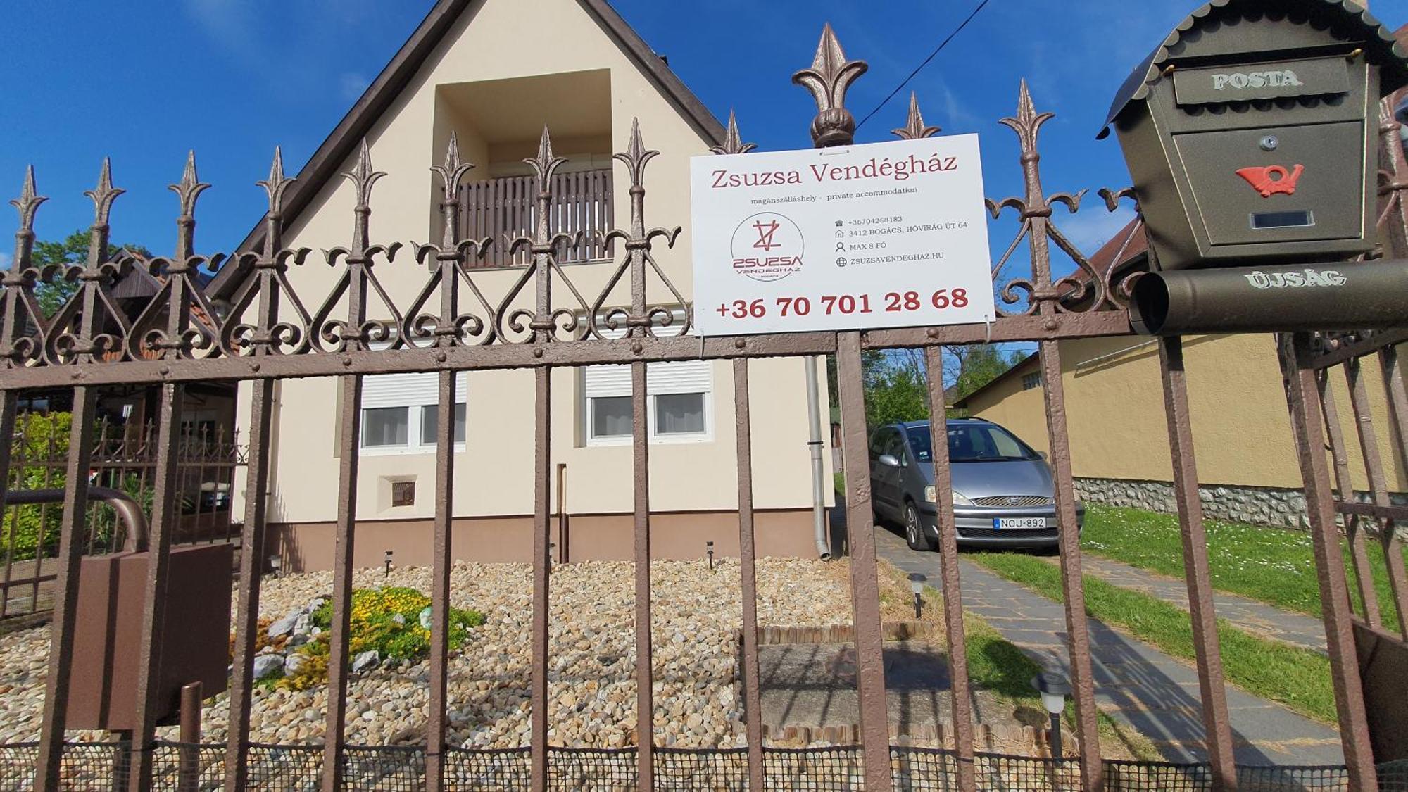 Zsuzsa Vendeghaz Villa Bogacs Exterior photo